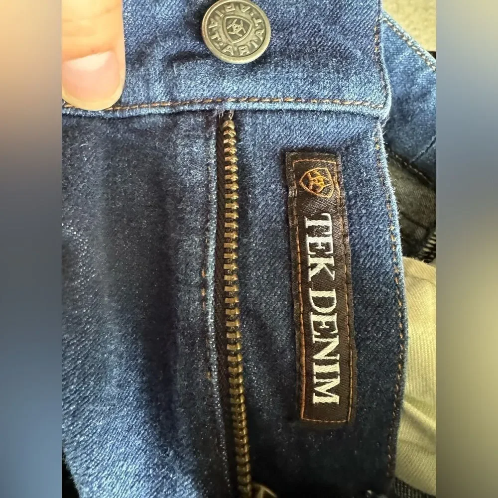 Ariat Tek Denim Breeches Equestrian Riding Pants - NWOT - Size 26L - Never Worn